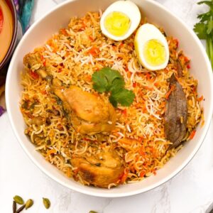 Zafrani Chicken Dum Biryani